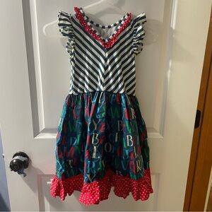 Eleanor Rose Harper ABC  Print Dress